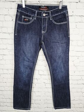 FORGE FR | flame/fire resistant dark wash straight leg blue jeans